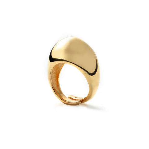 UNOAERRE ARGENTO ANELLO BOLD ORO