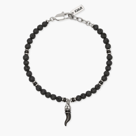 KIDULT STYLE UOMO BRACCIALE CORNO NERO 831165