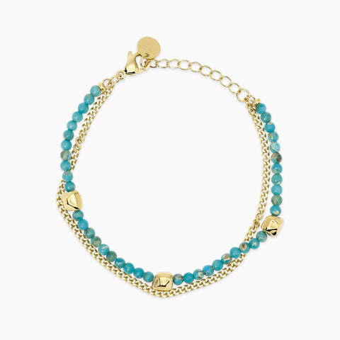KIDULT STYLE BRACCIALE TURCHESE ORO 831233