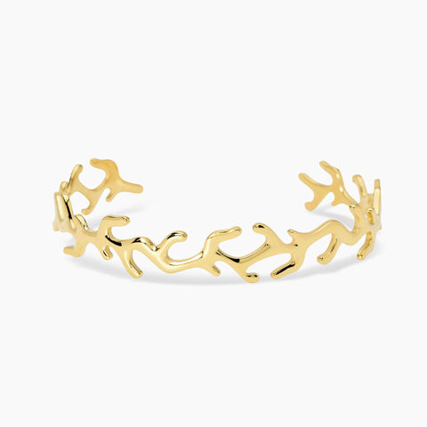 KIDULT STYLE BRACCIALE RIGIDO CORALLO ORO 831240