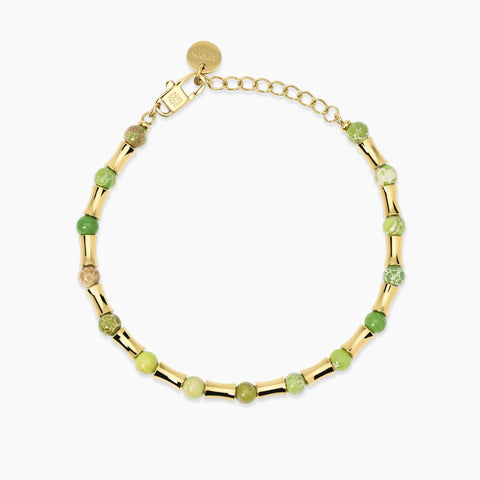 KIDULT STYLE BRACCIALE VERDE ORO 831260