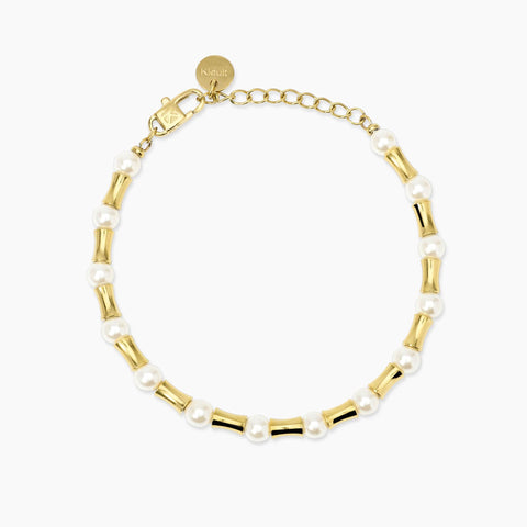 KIDULT STYLE BRACCIALE ORO PERLE 831262