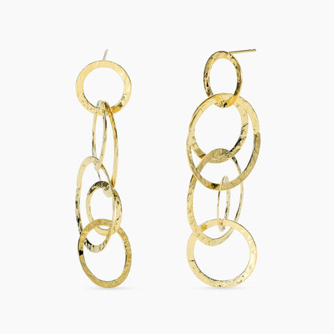 KIDULT STYLE ORECCHINO CERCHI LUNGHI ORO 861140