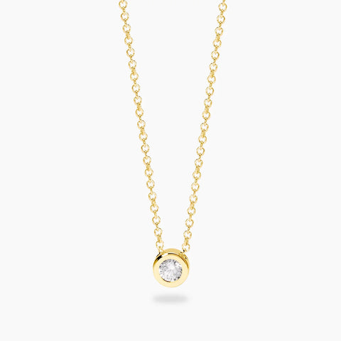 Mabina My Diamond Collana Dorata Diamante Lab-Grown 553938