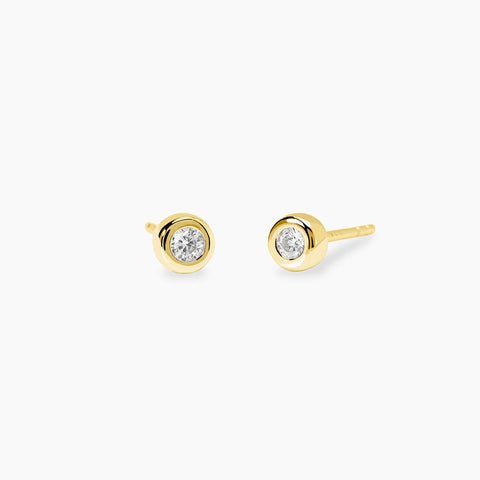 Mabina My Diamond Orecchini Dorati Diamanti Lab-Grown 564013