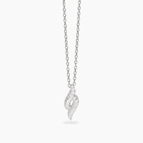 MABINA COLLANA VIRGOLE PAVE' 553882