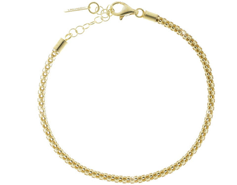UNOAERRE ARGENTO BRACCIALE TRE ORI ORO 5019
