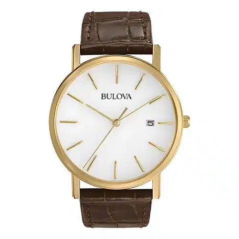 Bulova Classic Dress Quarzo Bianco 37 mm 97B100