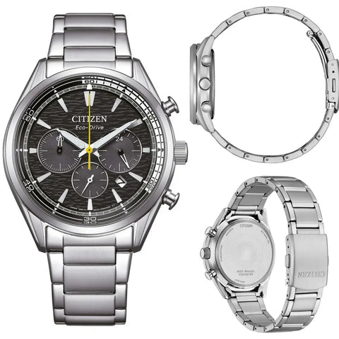 CITIZEN OROLOGIO CRONO SPORT NERO CA470050E