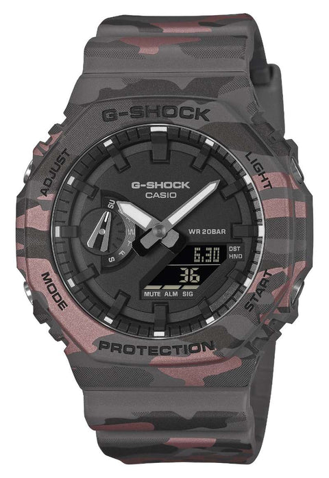 GSHOCK OROLOGIO CAMOUFLAGE GRIGIO GA2100CM8AER