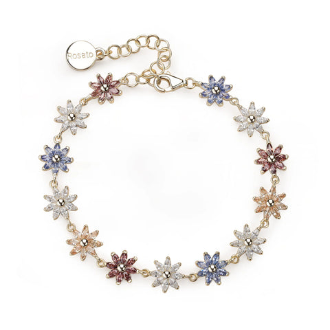 ROSATO BRACCIALE FIORI RZGA71