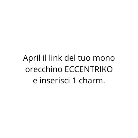 KIDULT BY YOU MONO ORECCHINO ECCENTRIKO 761001