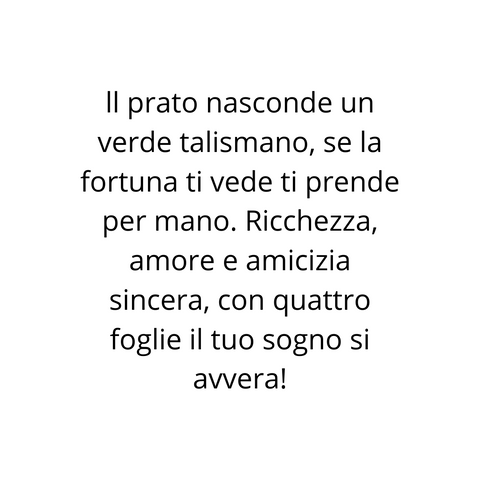 KIDULT ORECCHINO QUADRIFOGLIO FORTUNA 761010