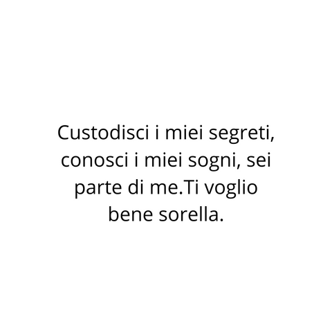 KIDULT BY YOU CHARM SORELLA SEI PARTE DI ME 741043