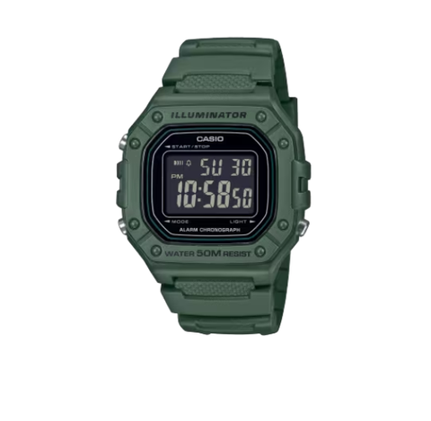 Casio Uomo Verde W218H3BVEF