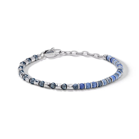 COMETE UOMO BRACCIALE PIETRE BLU UBR1330