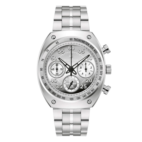 Bulova Precisionist Cronografo Uomo Silver 41 mm 96K118