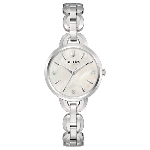 Bulova Orologio Donna Madreperla 28 mm 96P230