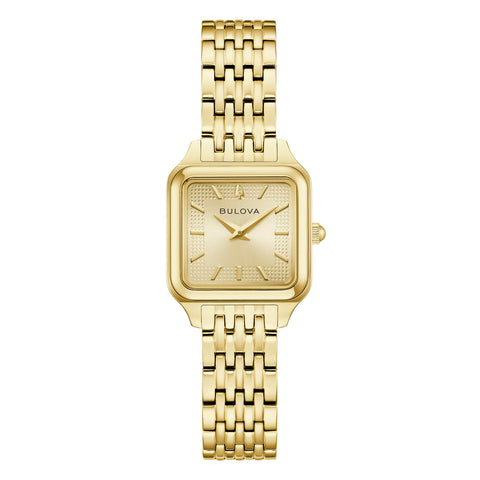 BULOVA LADY SUTTON SQUARE GOLD 97L191