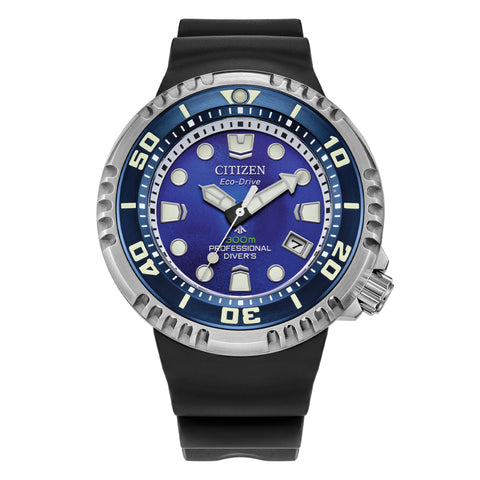 CITIZEN OROLOGIO DIVER'S ECO DRIVE 300 MT GAS DIVER UNITED WITH BLUE LIM.ED. BN102508L
