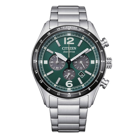 CITIZEN OROLOGIO AVIATOR CRONO VERDE CA465455X