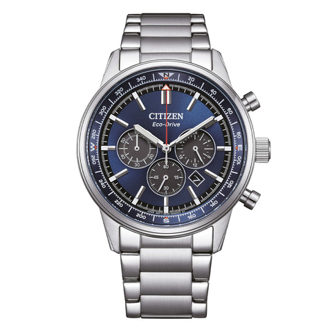 CITIZEN OROLOGIO AVIATOR BLU CA472052L