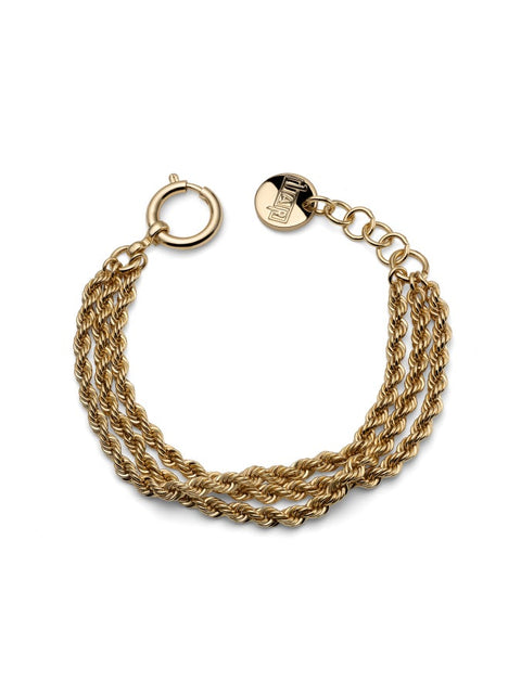 UNOAERRE BRACCIALE CORDA PIU' FILI ORO 1515