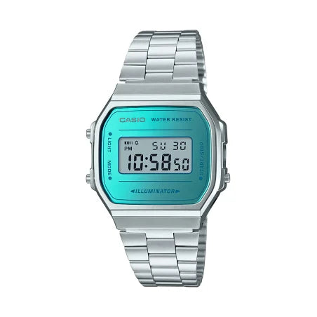 CASIO OROLOGIO BASIC AZZURRO A168WEM2EF