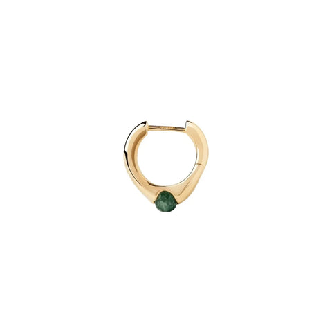 PDPAOLA Mono Orecchino Retro Avventurina Verde PG01232U