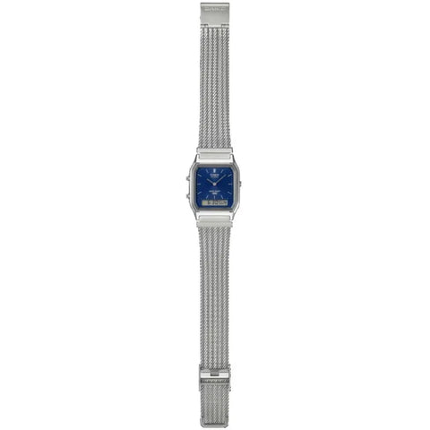 CASIO OROLOGIO DIGITALE ANALOGICO MAGLIA MILANO BLU AQ230EM2AEF