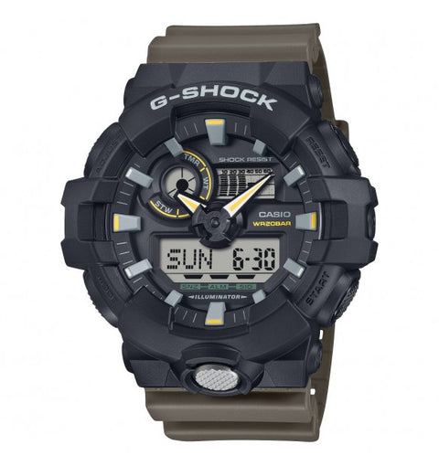 GSHOCK OROLOGIO VERDONE GA710TU1A3ER