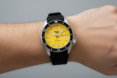 SEIKO OROLOGIO 5 SPORT YELLOW SRPL87K1