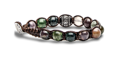 TAMASHII BRACCIALE RUOTA DELLA PREGHIERA AGATA MUSCHIATA BHS110017