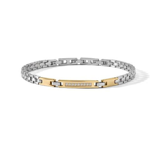 Comete Bracciale Acciaio e Diamanti UBR1277