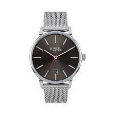 BREIL MAGLIA MILANESE ACCIAIO FONDO GRIGIO EW0516